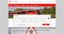 Desktop Screenshot of kurhessenbahn.de